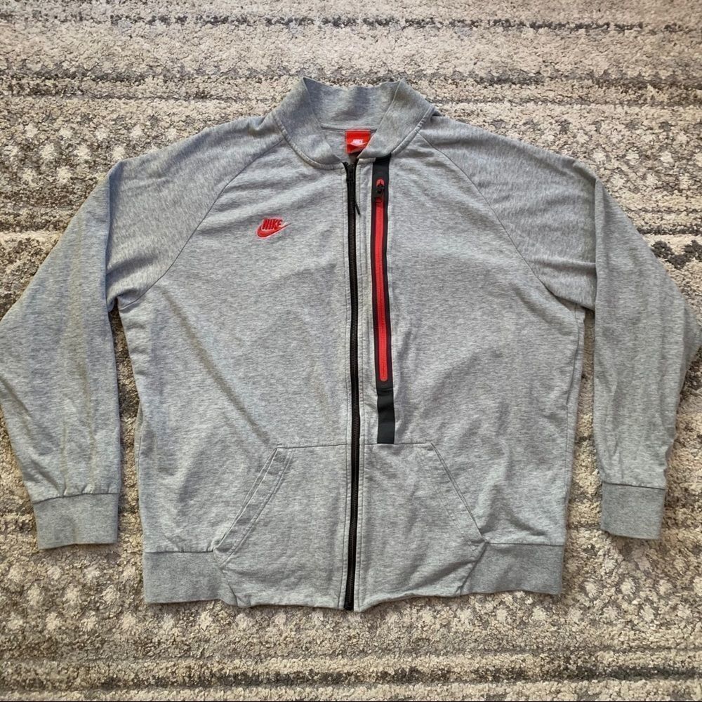 Nike Tech Crewneck Full Zip Sweater Jacket XXL